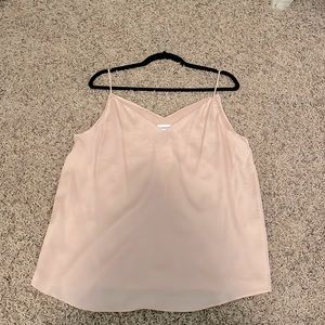 Creamy Pink Calvin Klein blouse-like tank top